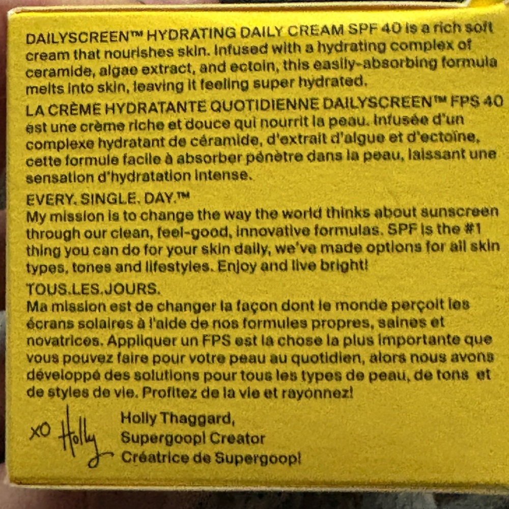 Supergoop! Superscreen Hydrating Daily Cream NEW IN BOX!! This stuff is amazing! - Picture 14 of 15